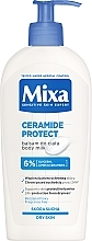 Інтенсивно зволожувальний лосьйон для сухої шкіри тіла, з церамідами - Mixa Ceramide Protect Body Milk — фото N1