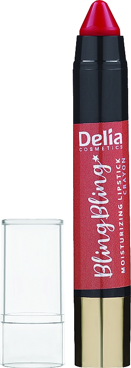 Помада-олівець для губ - Delia Bling Bling Moisturizing Lipstick Crayon — фото N1