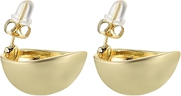 Сережки "Золоті Сфери", застібка цвяшки - Frau Schein — фото N2