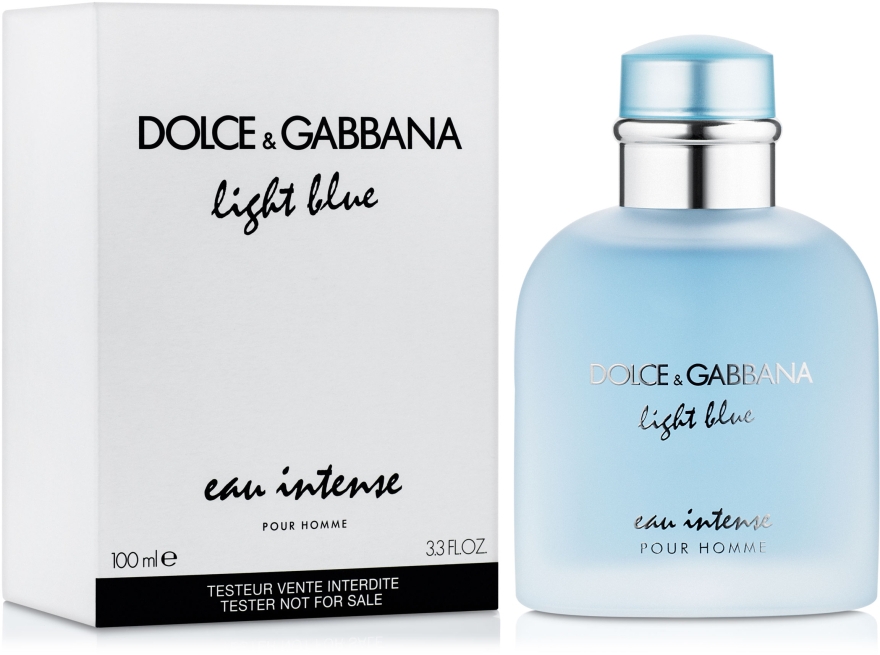 Dolce&Gabbana Light Blue Eau Intense Pour Homme - Парфумована вода (тестер з кришечкою) — фото N2