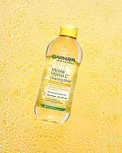 Міцелярна вода з вітаміном С для тьмяної шкіри обличчя з ефектом сяяння - Garnier Skin Naturals Vitamin C Micellar Cleansing Water — фото N6