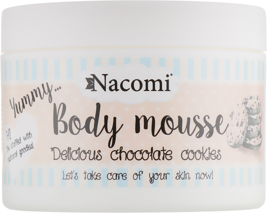Мусс для тела "Шоколадное печенье" - Nacomi Body Mousse — фото N2