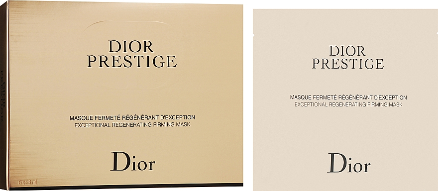 Восстанавливающая маска для лица - Dior Prestige Satin Revitalizing Firming Mask 6x28ml — фото N1