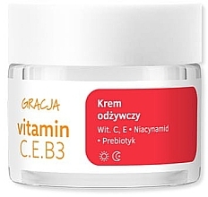 Духи, Парфюмерия, косметика Питательный крем для лица - Gracja Vitamin C.E.B3 Cream