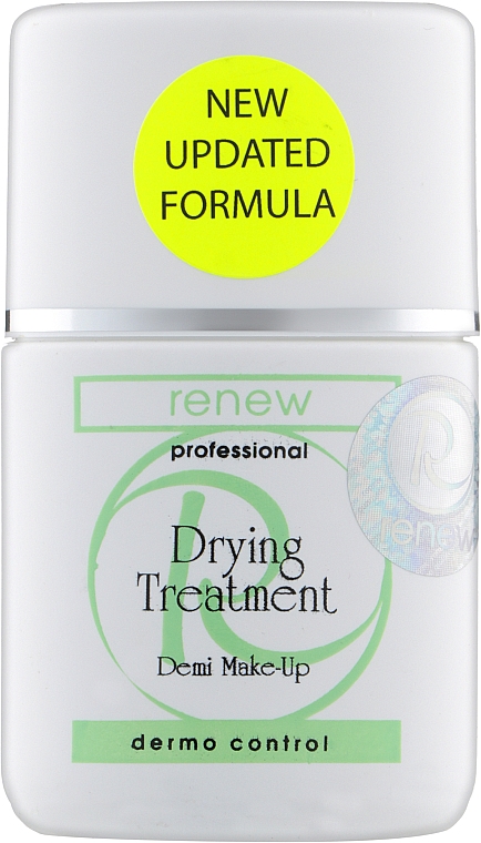 Підсушувальний засіб для жирної шкіри з тональним ефектом - Renew Dermo Control Drying Treatment With Make-Up — фото N1