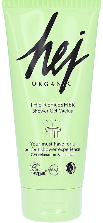 Гель для душу освіжальний - Hej Organic The Refresher Shower Gel Cactus — фото N1