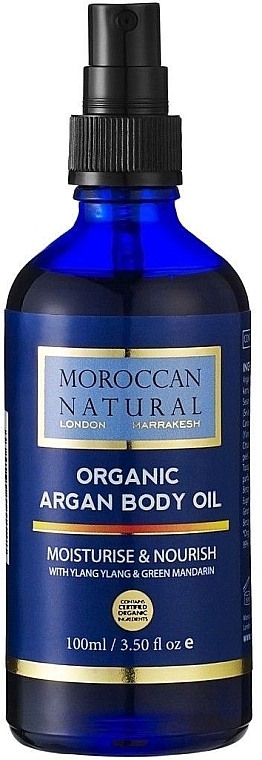 Олія для тіла - Moroccan Natural Organic Argan Body Oil — фото N1