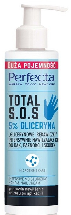 Зволожувальний крем для рук "Гліцеринові рукавички" - Perfecta Total S.O.S Intensive Moisturizing Hand & Nail Cream — фото N1
