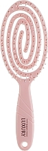 Парфумерія, косметика Масажна щітка для волосся L 19.5х6 см, HB-05-12, рожева - Beauty LUXURY