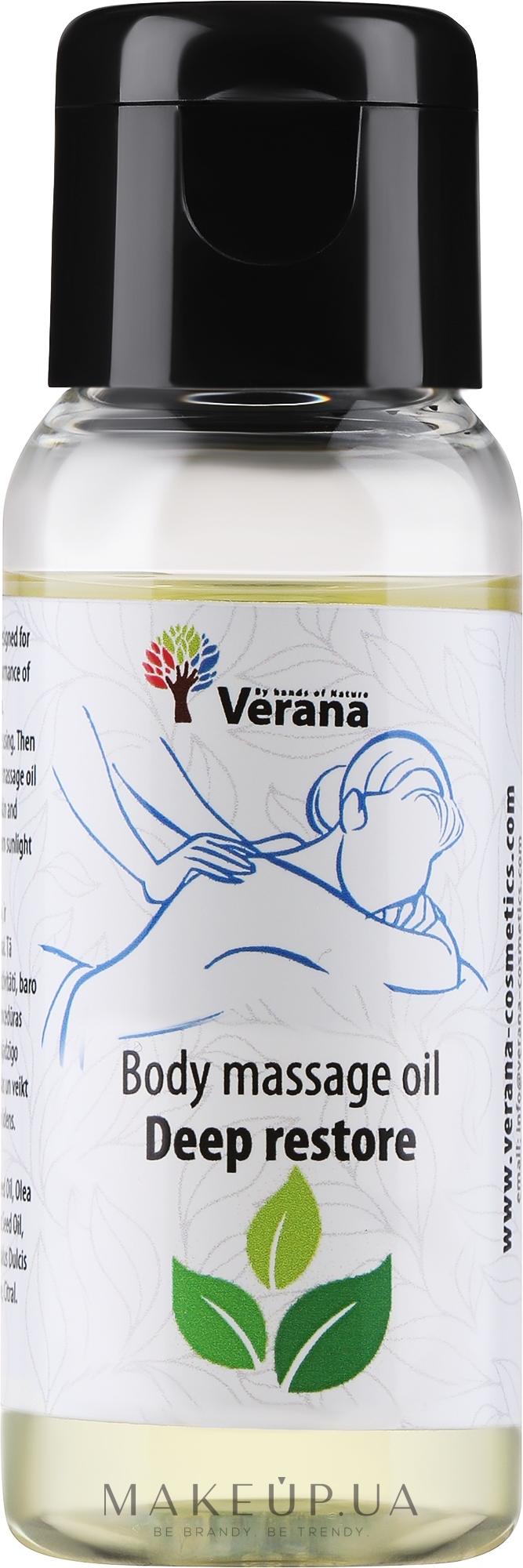 Массажное масло для тела "Deep Restore" - Verana Body Massage Oil  — фото 30ml