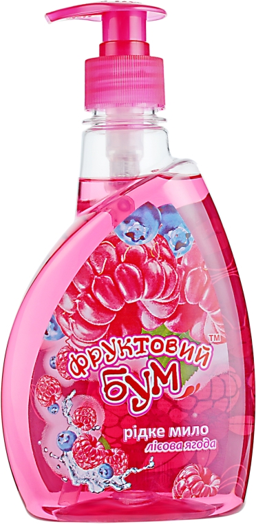 Жидкое мыло "Лесная ягода" - Pirana "Фруктовый Бум" — фото N1