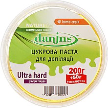 Цукрова паста для депіляції в домашніх умовах, ультратверда - Danins Home Sugar Ultra Hard — фото N5
