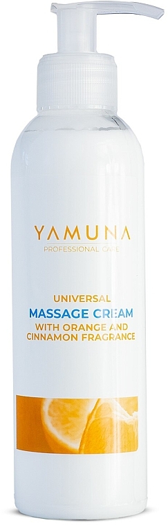 Универсальный массажный крем "Апельсин-корица" - Yamuna Massage Cream  — фото N1