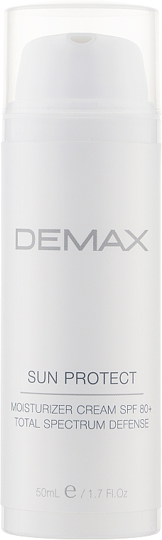 Антиоксидантный защитный увлажнитель - Demax Sun Protect Moisturizer Cream SPF 80+ — фото N2