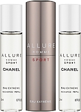 Chanel Allure Homme Sport Eau Extreme - Туалетная вода (edt/20ml + refills/2x20ml) — фото N2