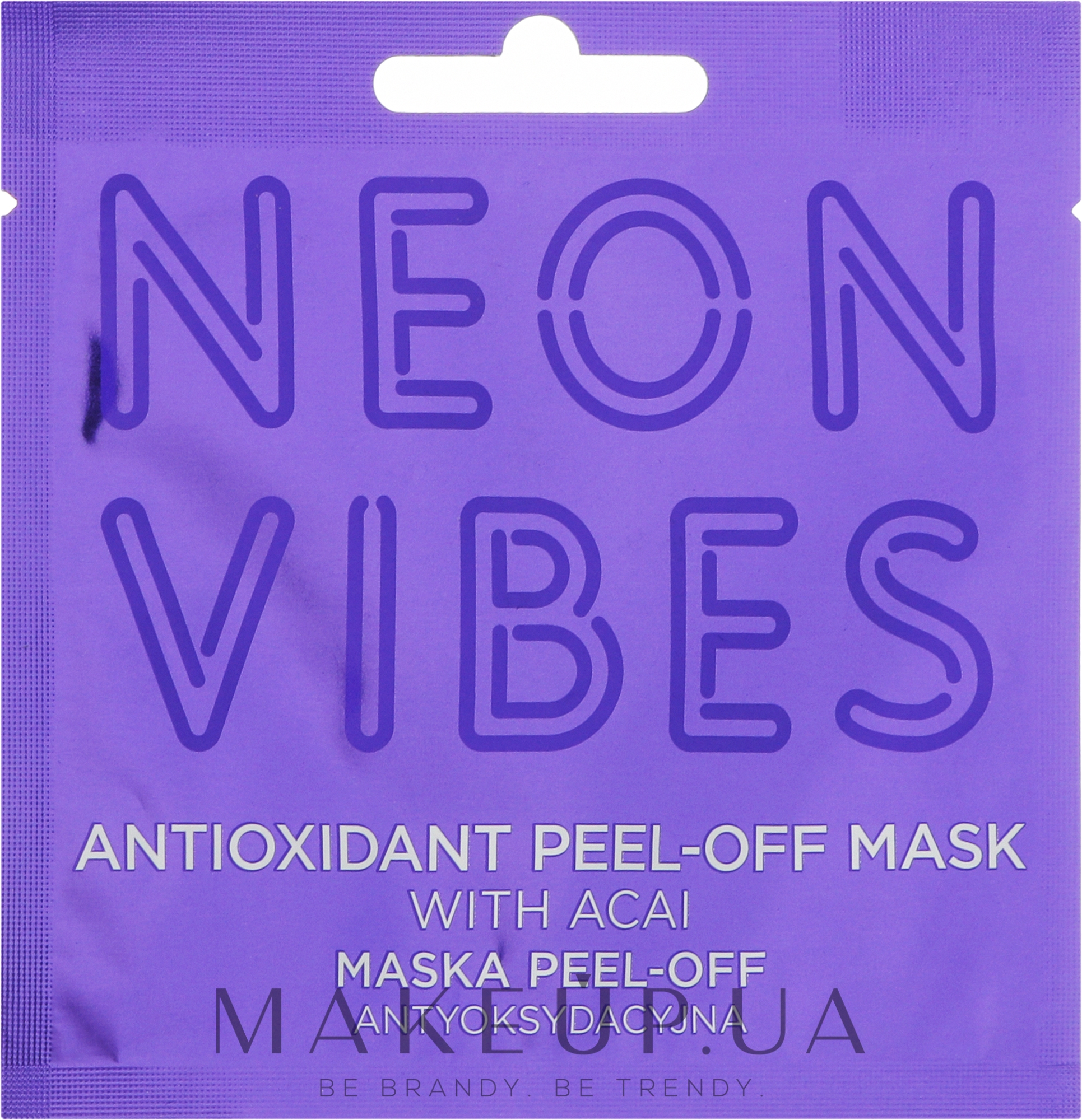 Антиоксидантная отшелушивающая маска для лица - Marion Neon Vibes Antioxidant Peel-off Mask — фото 8g