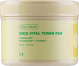 Духи, Парфюмерия, косметика Осветляющий тоник-пады для лица - VT Cosmetics Cica Vital Toner Pad