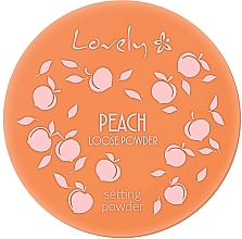 Духи, Парфюмерия, косметика Прозрачная пудра для лица - Lovely Peach Loose Powder Setting Powder