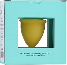 Парфумерія, косметика Менструальна чаша, модель 1, жовта - Lunette Reusable Menstrual Cup Yellow Model 1