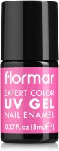 Духи, Парфюмерия, косметика Гель-лак для ногтей - Flormar Expert Color UV Gel Nail Enamel