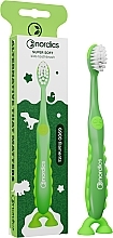 Духи, Парфюмерия, косметика Детская зубная щетка "Дино", зеленая - Nordics Super Soft Kids Toothbrush 6900
