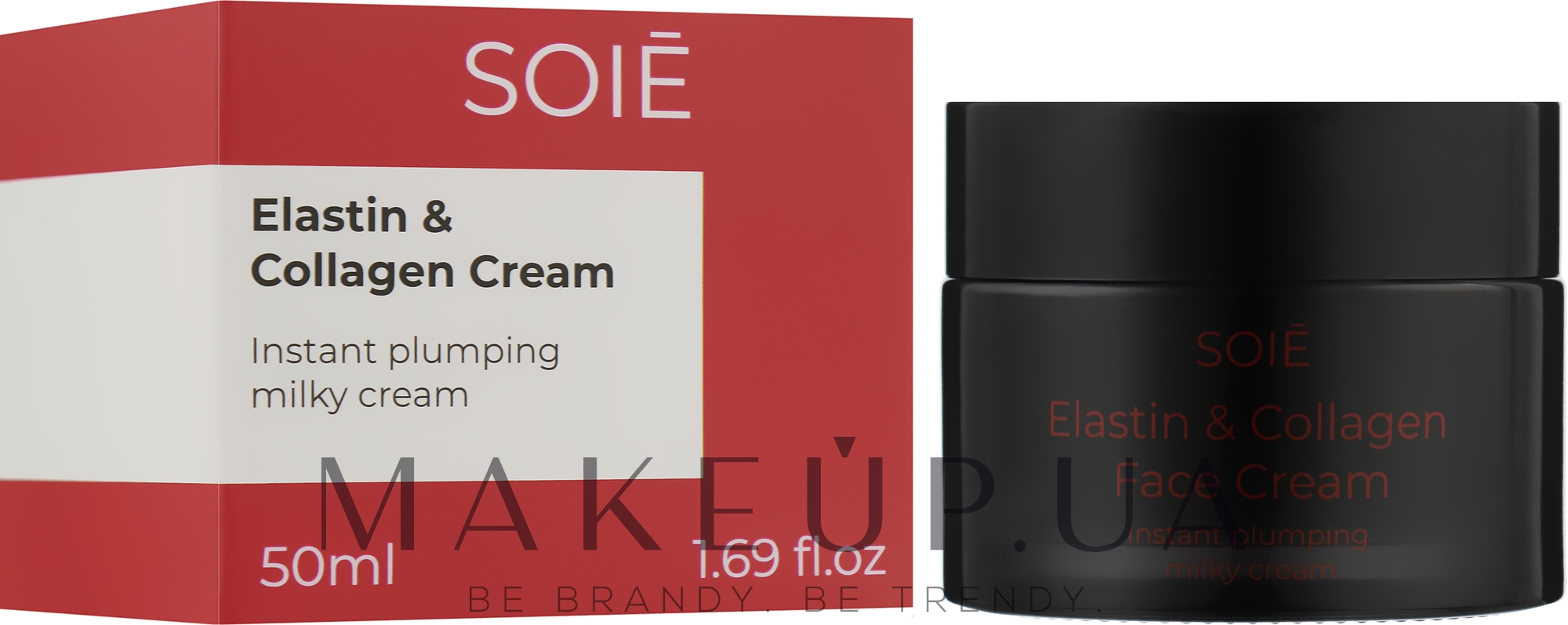 Активный крем для лица с эластином и коллагеном - Soie Elastin & Collagen Face Cream — фото 50ml