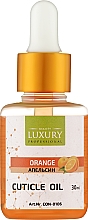 Масло для кутикулы ароматизированное "Апельсин" - Beauty Luxury — фото N1