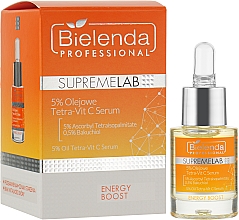 Сыворотка 5% с витамином С - Bielenda Professional SupremeLab Energy Boost Serum Tetra-Vit C Serum — фото N2
