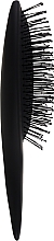 Щетка массажная для волос, искусственная щетина, черная - Olivia Garden Expert Care Curve Nylon Bristles Matt Black — фото N2