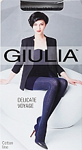 Колготки для женщин "Delicate Voyage Model 2" 150 Den, iron - Giulia — фото N1