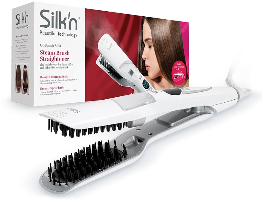 Щітка для укладання волосся з паром - Silk'n GoBrush Mist — фото N1