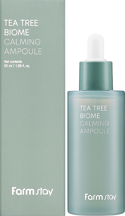 Успокаивающая ампульная сыворотка с экстрактом чайного дерева - FarmStay Tea Tree Biome Calming Ampoule — фото N2