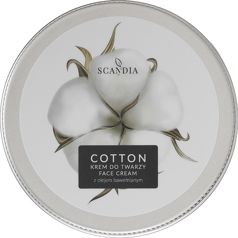 Крем для лица с хлопковым маслом - Scandia Cosmetics Cotton — фото N1
