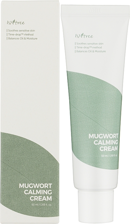 УЦІНКА Крем для чутливої шкіри з екстрактом полину - Isntree Spot Saver Mugwort Cream * — фото N2