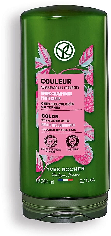 Кондиционер для волос - Yves Rocher Color Protective Conditioner With Raspberry Vingar — фото N1