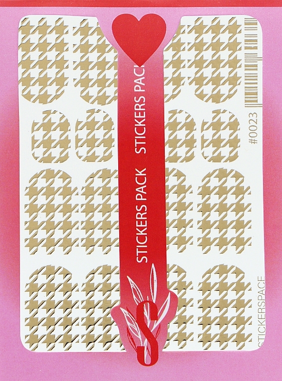 Дизайнерские наклейки для ногтей "Foil 0023" - StickersSpace  — фото N1