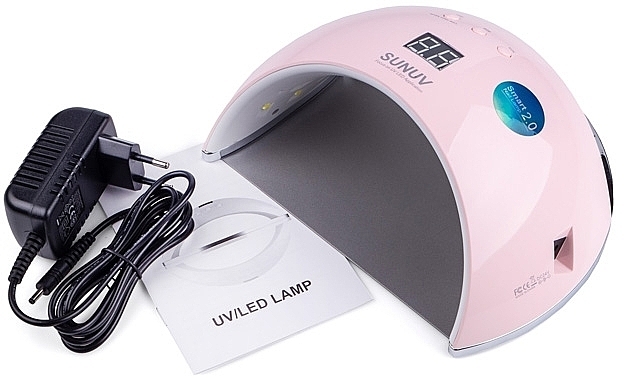 Лампа 48W UV/LED, розовая - Sunuv Sun 6 — фото N4