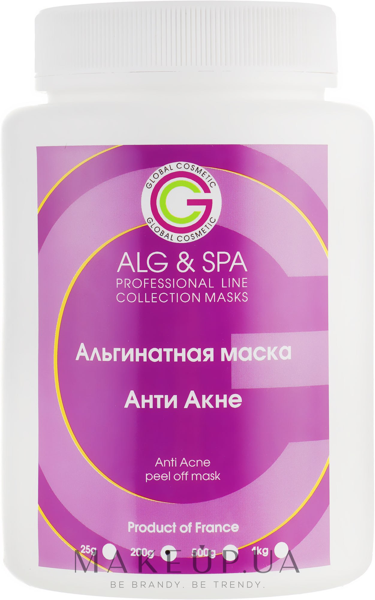 Альгинатная маска Анти Акне - ALG & SPA Professional Line Collection Masks Anti Acne Peel Off Mask — фото 200g
