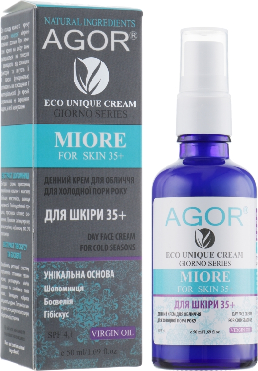 Крем дневной для кожи лица 35+ - Agor Giorno Miore Day Face Cream