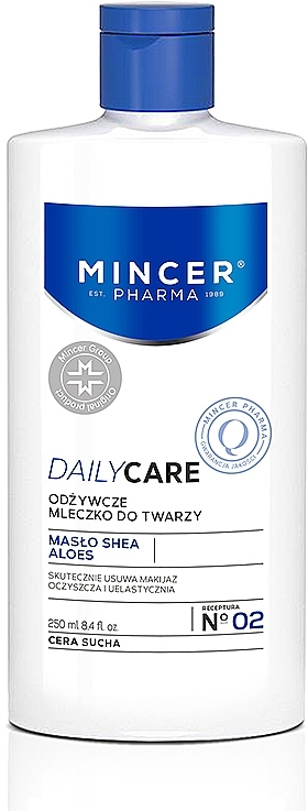 Питательное молочко для лица 02 - Mincer Pharma Daily Care Milk Nousturizing 02