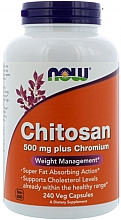 Натуральная добавка, 500мг - Now Foods Chitosan With Chromium — фото N2