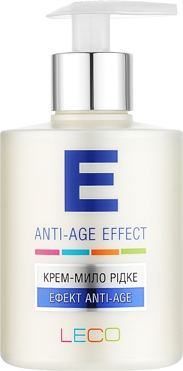 Крем-мыло жидкое E "Anti-age эффект" - Leco — фото N1
