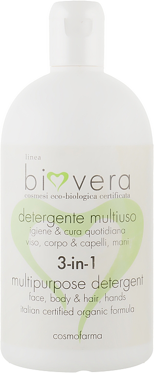 Засіб для догляду за тілом та волоссям для всієї родини - Cosmofarma Bio Vera Detergente Multiuso Familia  — фото N1