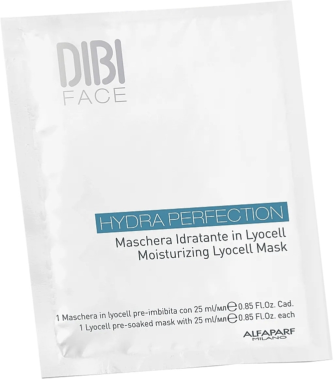 Зволожувальна ліоцелова маска для обличчя - DIBI Hydra Perfection Moisturising Lyocell Mask — фото N1