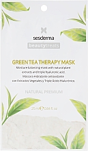 Маска увлажняющая с зеленым чаем - SesDerma Laboratories Beauty Treats Green Tea Therapy Mask  — фото N1