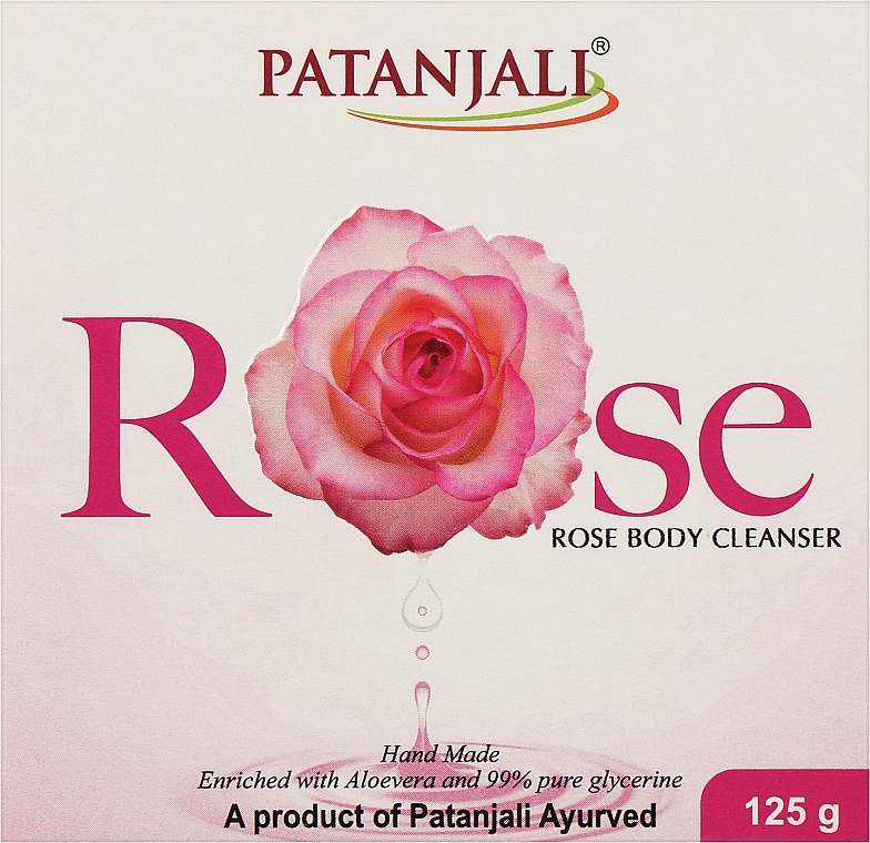Мыло для тела "Роза" - Patanjali Rose Body Cleanser — фото N1