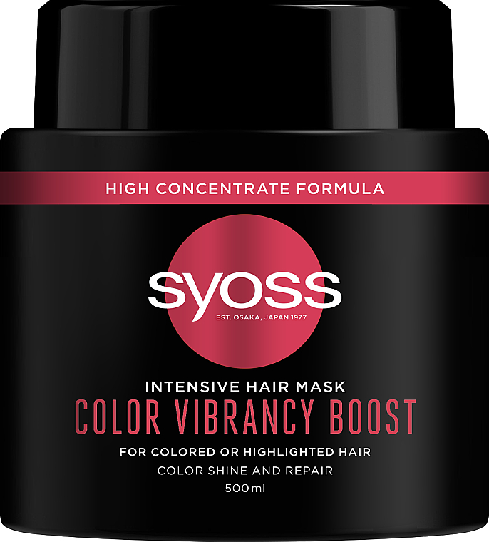 Интенсивная маска для фарбованого волосся - Syoss Color Vibrancy Boost Intensive Hair Mask