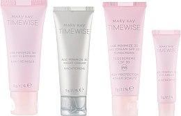 Духи, Парфюмерия, косметика Набор для сухой кожи - Mary Kay TimeWise Age Minimize 3D SPF 30 (cleanser/14g + d/cr/9g + n/cr9g + eye/cr/3g)