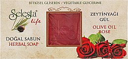 Парфумерія, косметика Гліцеринове мило "Троянда" - Selesta Life Glycerine Herbal Soap Rose