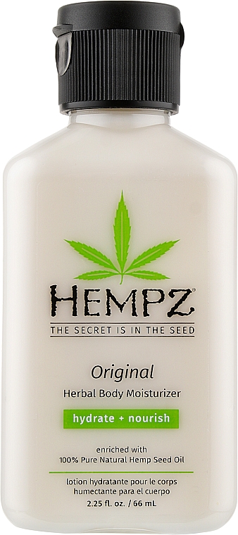 Увлажняющее растительное молочко для тела - Hempz Herbal Moisturizer — фото N1